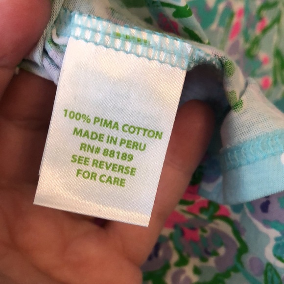 Lilly Pulitzer Southern Charm Poolside Blue Braylen Top! - Picture 4 of 7